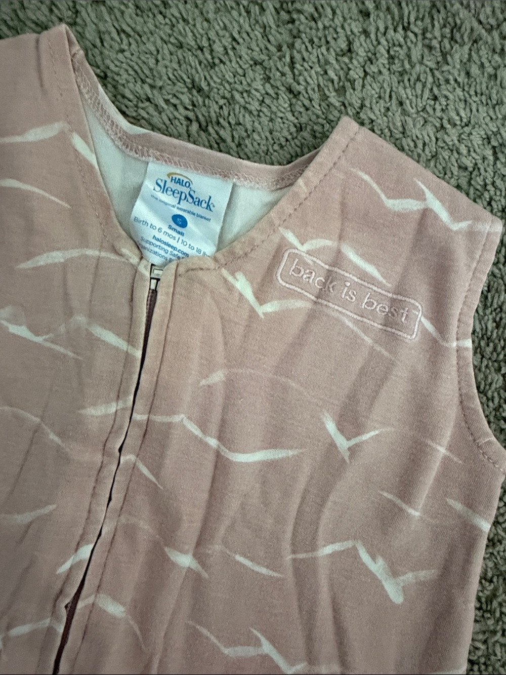 Pink Sleeveless One-Piece - "Back is Best"